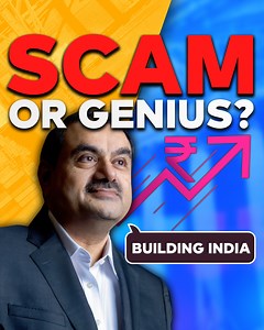 1M views · 62K reactions | The controversial story of Adani's growth #adani #hindenburg #scam | Following Love | Facebook