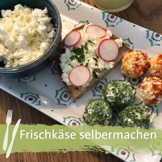 Frischkäse selber machen? Geht ganz leicht - und man weiß was drin ist! So geht's: 👇 | Landfrauenküche