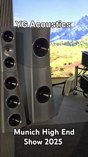MUNICH HIGH END SHOW 2025 YG Acoustics presents the loudspeakers XV Studio 3