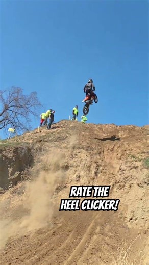 Rate the heel clicker! #hillclimb #dirtbike #fmx