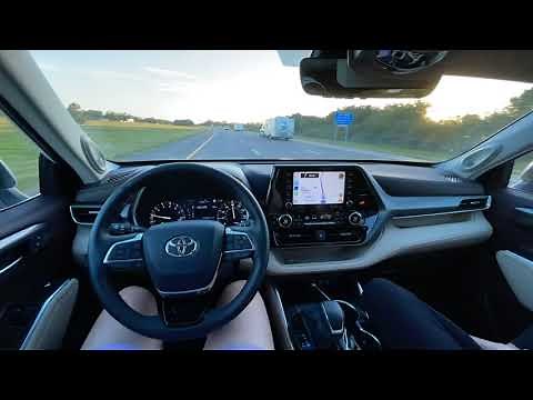 2021 Toyota Highlander Drives Itself! Self-Driving Hands Free Test #Toyota #selfdriving