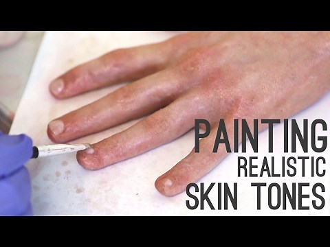 Silicone Severed Hand Tutorial, Pt. 2, Painting | Freakmo