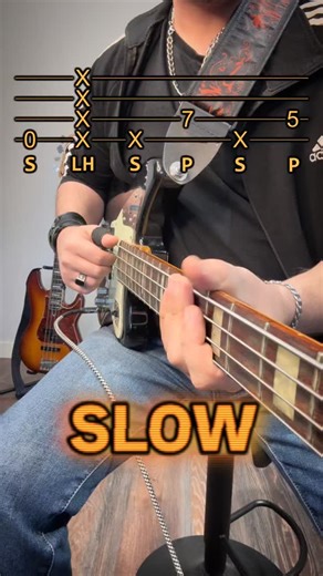 Nairi Mkrtchyan on Instagram: "Slap bass pattern breakdown 😏 #slapbass #doctorslap #funk #tabs #fender"