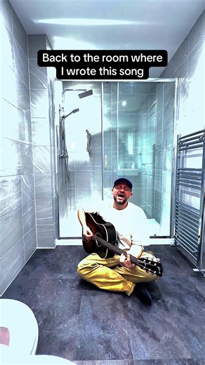 Paul McCartney and John Lennon used to write songs in Johns porch because of the amazing acoustics… and I really like my bathroom because of the natural reverb on my voice and it makes my acoustic guitar sound huge!! #behindthesong #acoustics #singersongwriter #songwriting #musicproduction