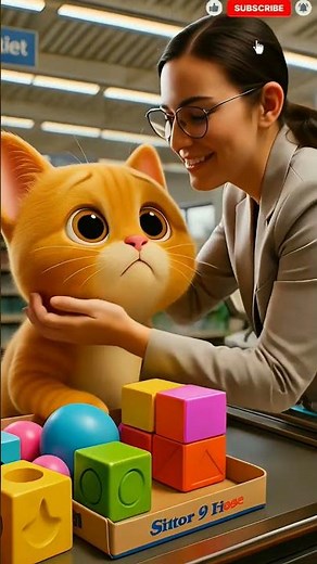 My orange kitten is a little genius! 😻 Watch a cute orange cat pick out a brainy toy🥳