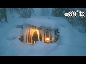 I Hid Inside an Underground Bunker to Survive a -69°C Snowstorm | Extreme Off-Grid Challenge