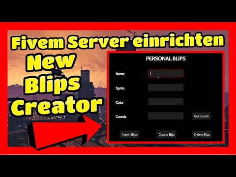 Setting up Fivem Server # 409 // New Blips Creator // Insert & Install Fivem Server FREE