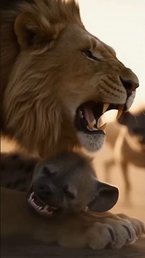 He Returned from Death… But the Final Twist Changed Everything #lion #hyena #baby #wildanimals