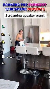 Ranking the funniest screaming moments #funnyvideos #screamingmoments #speakerfails