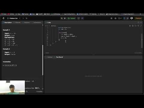 Happy Number | LeetCode 202 Interview Solution with Dry Run