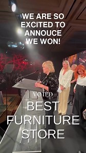 2.8K views · 22 reactions | We won! Voted Best Furniture Store at the 34th Annual Arts Awards | Kathy Adams Furniture + Design | Facebook