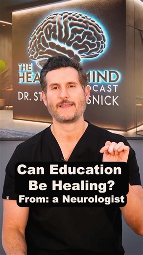 Dr. Steven Resnick on Instagram: "Education isn’t just information, it’s healing. 🧠 When the brain doesn’t understand what it’s doing, it repeats what’s familiar. The same habits. The same patterns. The same reactions. That’s why awareness comes first. On The Healthy Mind Podcast, the goal is education because learning how your mind and body work together activates change. When you start noticing your thoughts, behaviors, and subconscious protection responses, you create space to heal. Most peo