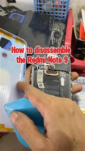 How to disassemble the Redmi Note 9✅#tutorial