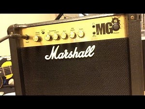 【ギター・アンプ】Marshall MG 15 音作り