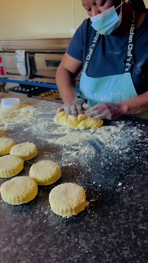 Delicious Biscuit Baking Process in the Kitchen