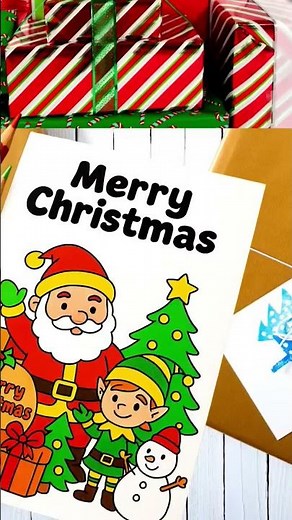 30 Printable Christmas Cards for Kids & Classrooms – DIY Holiday Fun#shorts