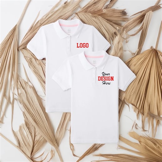 Custom Logo Polo Shirts, Breathable Durable Embroidered Polo, Personalized Uniform Tees for Schools, Companies, Teams. - Etsy Portugal