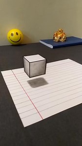 794K views · 1.6K reactions | Floating cube illusion with a trick by 3D animator EzDrawing [ __ezdrawing__] | Meme for mathematicians | Facebook