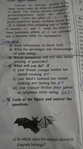 Growth of follicles present in the ovary oceurs under the effec... | Filo