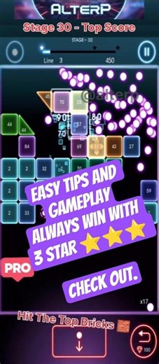 Bricks Breaker Level 30 Tutorial | It's a Therapy |#BricksBreakerQuest #MobileGaming