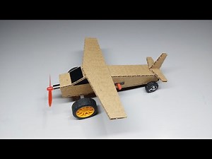 How to make small cardboard airplane at home easy. Diy cardboard fan airplane ✈ .