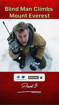 Blind Man Climbs Mount Everest - inspiring story| Motivational Story
