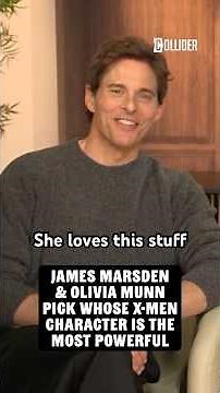 James Marsden & Olivia Munn Pick Whose X-Men Character is More Powerful, Who Do You Think? #xmen