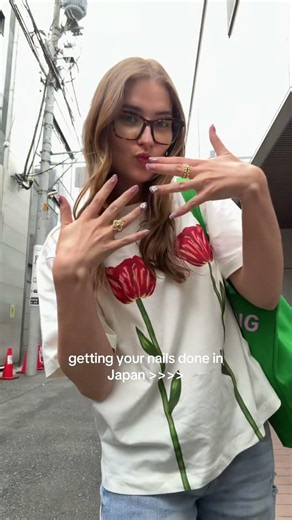 Did I nail this? I went to Lull Nail Salon in Tokyo 🇯🇵👌