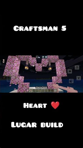 Craftsman 5 Lugar build #craftsman5 #minecraft #gaming #shortsfeed#ytshorts