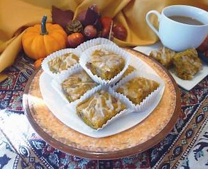 High Altitude Baking: Pumpkin squares (recipe)