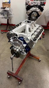 550 plus horsepower SB Ford 363 crate engine going together. CNC-Motorsports.com #enginebuilder #tagafriend #share #fordracing #horsepower #cratengine #cncmotorsports | CNC-Motorsports