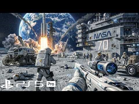 INFILTRAÇÃO e TIROTEIO INTENSO NA BASE MILITAR NA LUA - CALL OF DUTY INFINITY WARFARE 4K 60FPS