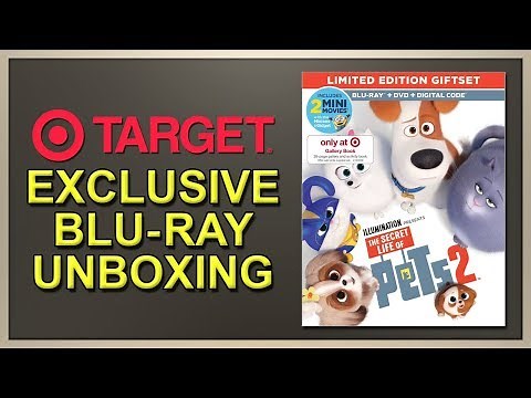 The Secret Life of Pets 2 Target Exclusive Limited Edition Gift Set Blu-ray Unboxing