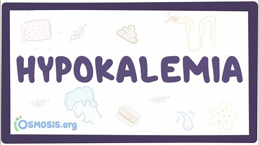 Hypokalemia: Video, Causes, & Meaning | Osmosis