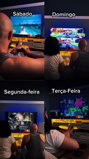 Final de semana de carnaval foi assim, e aí como foi? . #carnavalgames #feriadão #gamecooperativo #casalgamer #playstation