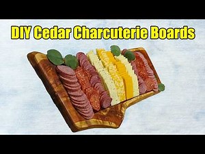 DIY Rustic Red Cedar Charcuterie Boards