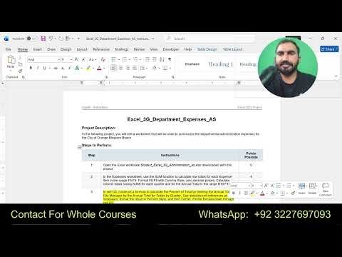 Excel 3G Department Expenses (Assessment) GO22_XL_CH03_GRADER_3G_AS - Department Expenses 1.2