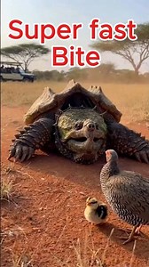 How Fast Is a Alligator Snapping Turtle Bite? Part 1😰 #animals #viral