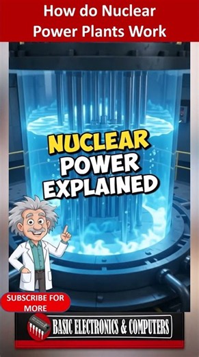 How do Nuclear Power Plants Work! #shorts #shortsfeed #nuclearpower #cleanenergy