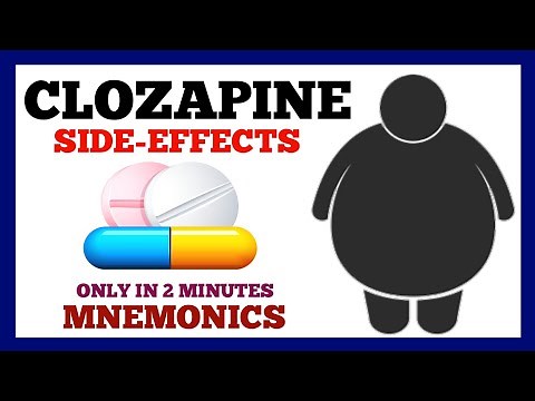 Clozapine Side Effect s | Pharmacology Mnemonics