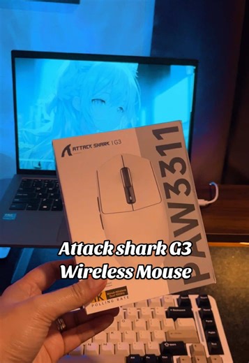 Wireless mouse for gaming and office work?? Attack shark got you👌👌 #gamer #wireless #mouse #office #desksetup