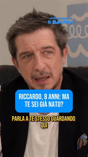 Paolo Ruffini on Instagram: "Riccardo, 8 anni: “Ma te sei già nato?” Trovate la puntata completa sul mio canale Youtube e Spotify!"