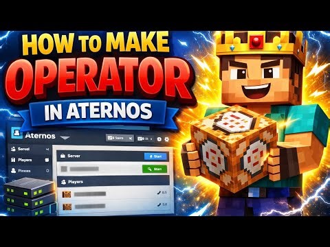 How to Make Operator in Aternos Server | OP Kaise Banaye Minecraft Aternos (Easy Method)