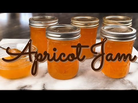 APRICOT JAM made with just FOUR ingredients