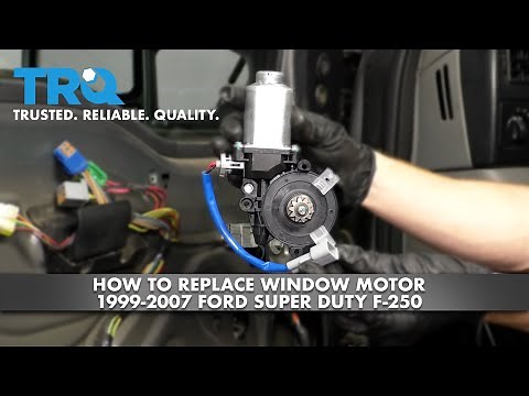 How to Replace Front Window Motor 1999-2007 Ford Super Duty F-250