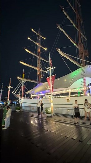 Waiting to Board Bangkok's Epic River Cruise! Dinner, Dance & Stunning Temple Views!