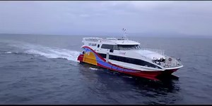 Book your tickets now! www.barkota.com https://www.facebook.com/seacatgrandferries/photos/p.1163326237139025/1163326237139025/?type=1&theater It's finally here! The #GRANDwait is over. MV Sea Cat I is a 300-seater air conditioned, 30.5-meter catamaran fast craft, weighing a gross tonnage of 281 tons. Powered by a twin Caterpillar C-32 ACERT 970 kw brand new engines, its working speed is 25 knots which reduces the usual travel time from 12 hours to 5 hours. It is equipped with passenger amenities