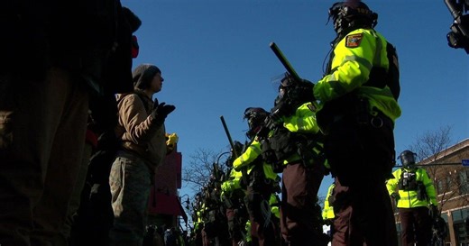 Minnesota State Patrol uses long range acoustic device, first used by military, to disperse Maple Grove protesters | Nate M.