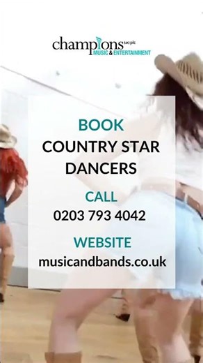 🎵 Hire Country Stars Dancers Today! #countrydance