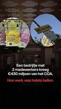 Een bedrijfje met 2 man kreeg 430 miljoen van het COA